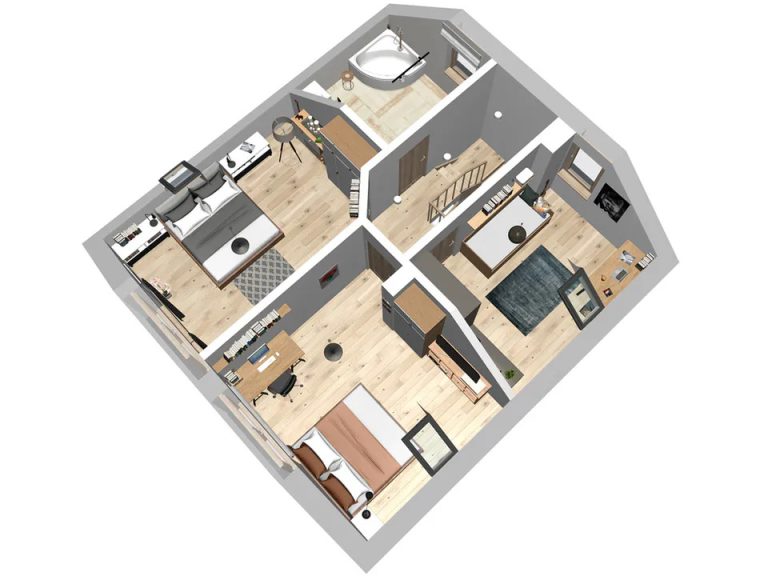 Wizualizacja piętro