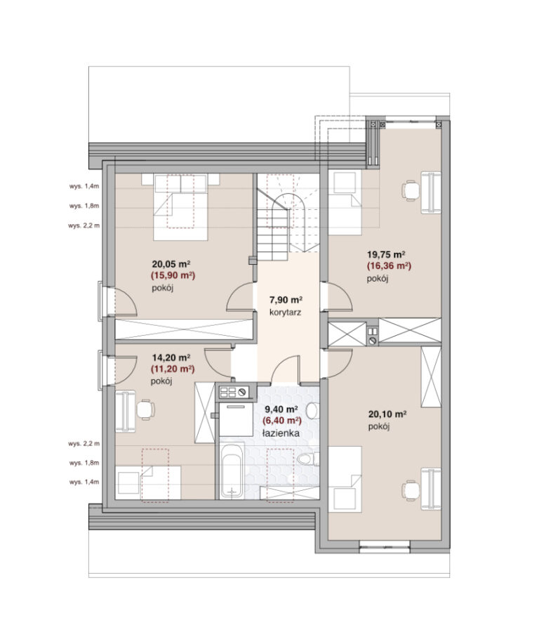 bliźniak - Rzut piętra